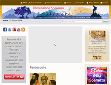 Tablet Screenshot of dimensionesperanza.it